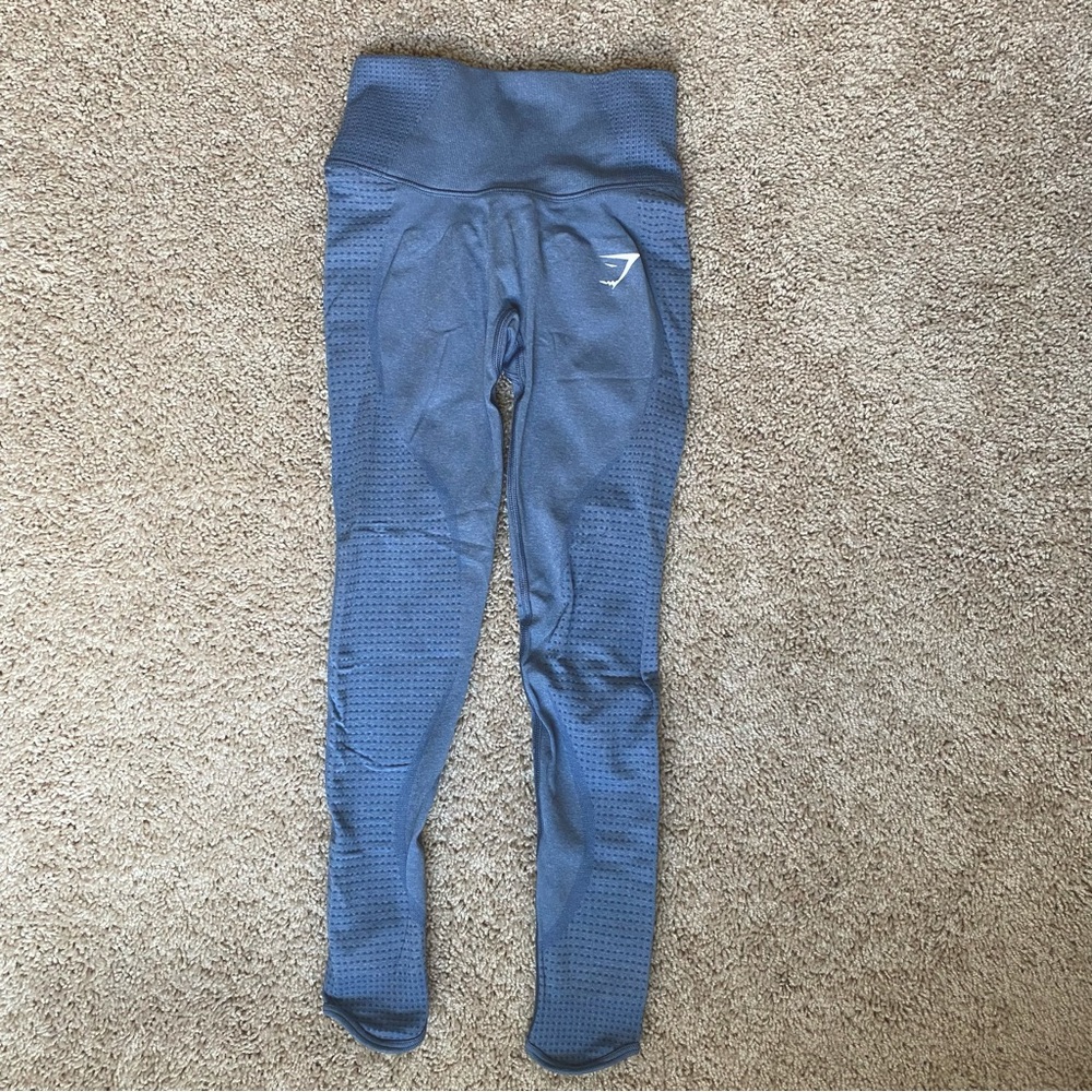 Gymshark Vital Seamless XS Leggings in Blue Marl